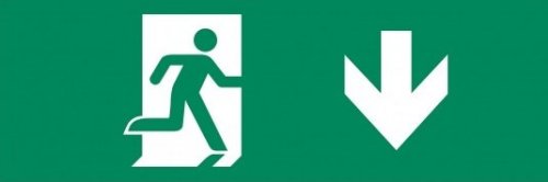HBI 404X pictogram nooduit beneden
ISO 7010